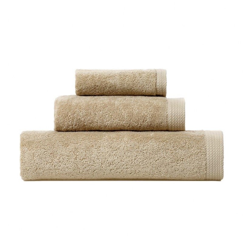 Πετσέτα Βαμβακερή Προσώπου 50x90εκ. Beige Premium CRYSPO TRIO 02.101.02 (Ύφασμα: Βαμβάκι 100%, Χρώμα: Μπεζ, Μέγεθος: Προσώπου) - CRYSPO TRIO - 02.101.02